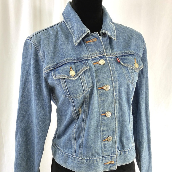 Levi's Jackets & Blazers - Vintage Levi's Distressed Jean Trucker Jacket XL